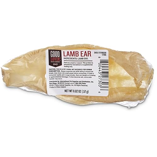 Good Lovin' Petco Brand Lamb Ear Dog Chew, Pack of in