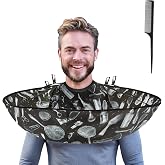 Pelocapa Friseurumhang Mit Druckknöpfen – Wasserdichter Barber Cape Für Salon & Zuhause (Größe: 142x160 Cm)