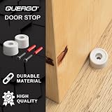 QUERGO Rubber Door Stop Floor Wall Mounted with Fixings 2 Pack view 2