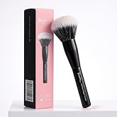 Bueart Design Stipple Face Powder Makeup Brush,Soft Hair | Extra Large Face Brush for setting,Powder,Blush,Bronzer,Highlighter,Wooden Handle