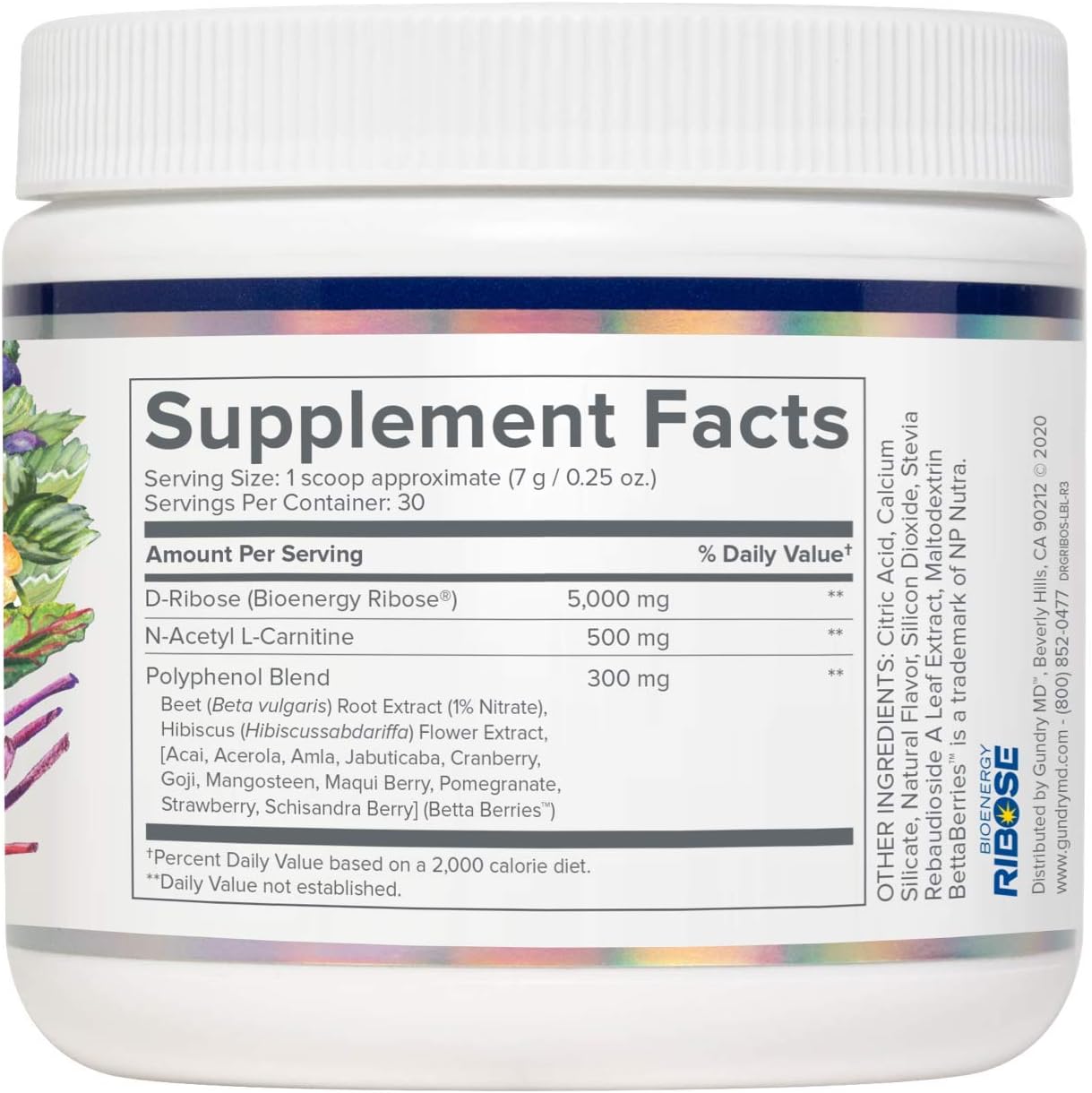 Gundry MD™ Energy Renew Muscle Recovery and Cardiovascular Health Support Supplement, 30 Servings: Health & Personal Care