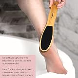 Manicare Wooden Foot File Double Sided Exfoliator Pedicure Tool view 4