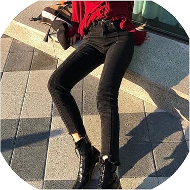 women's patchwork denim jeans