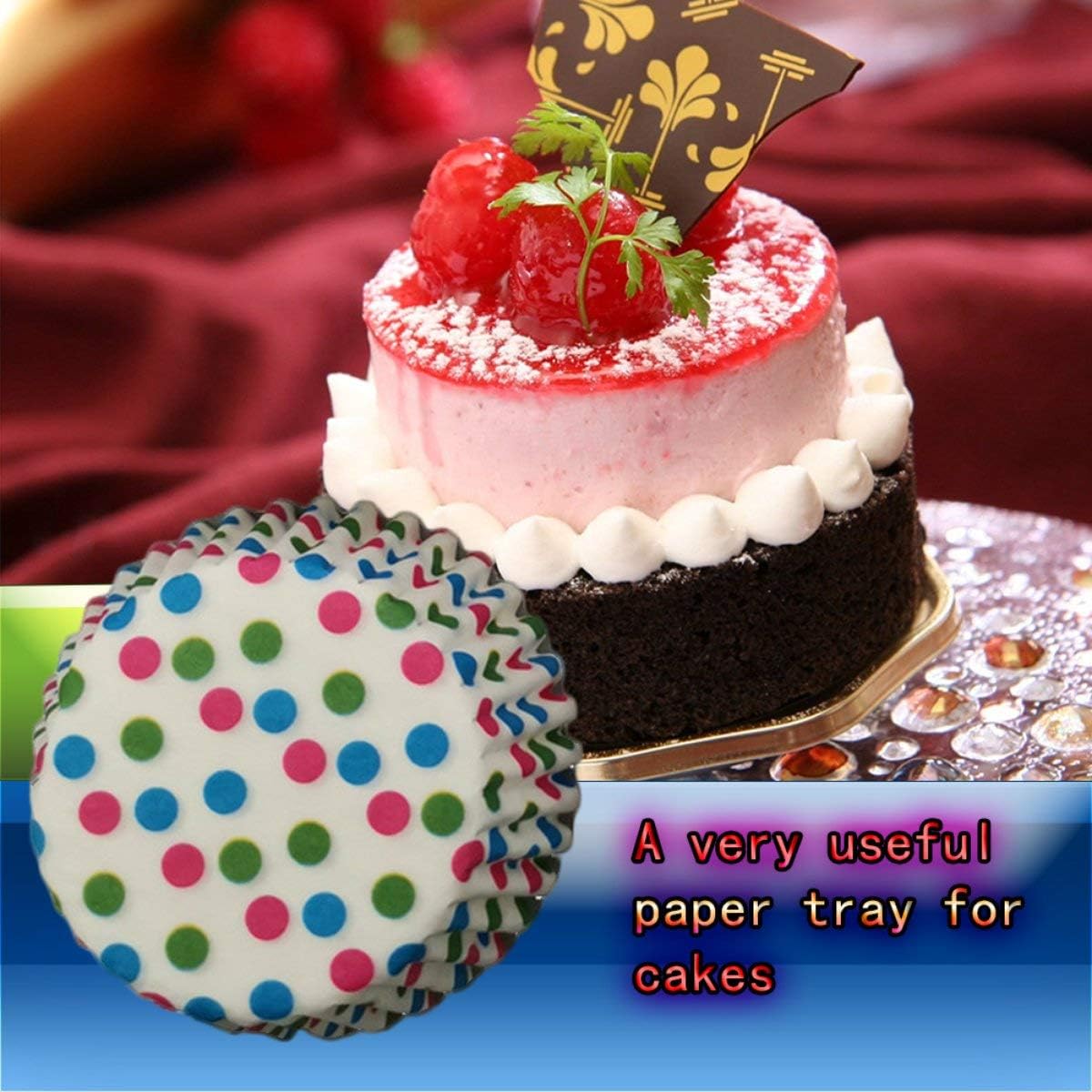 Patisserie Caissettes De Decoration Pour Cupcakes Napravi Rs Greatangle 100 Pcs Colore Papier Gateau Gateau Doublure Cuisson Muffin Boite Tasse Cas Parti Plateau Gateau Moule Decoration Outils Cupcake Papier Multi Couleur