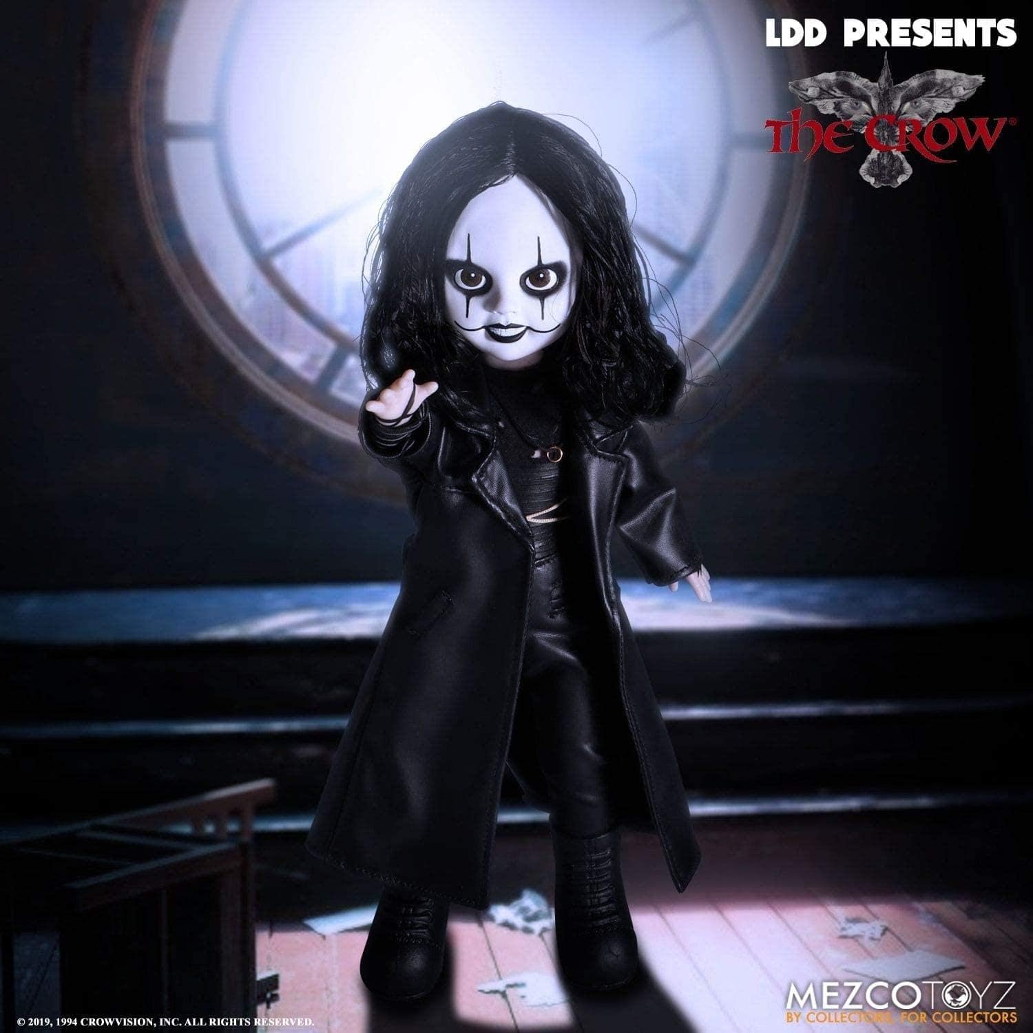 Mezco 696198996111 Living Dead Dolls Presents The Crow - The Crow (11 cm x 27 cm), Black, 10 inches - Image 5