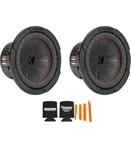 Amazon.com: KICKER 6.75 Inch Comp RT Thin Woofer Includes Two