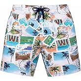 INGEAR Little Boys Quick Dry Beach Board Shorts Kids Swim Trunk Swimsuit Beach Shorts Swim Trunk for Boys