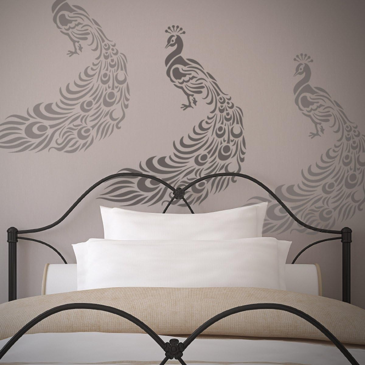 CraftStar Large Peacock Stencil - Reuseable Bird Stencil, A1 - Image 4