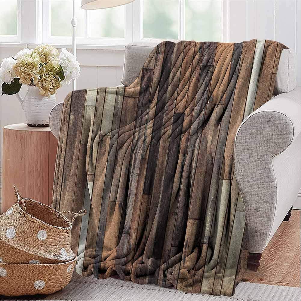 Wooden Cozy Blankets For Kids Brown Old Hardwood Floor