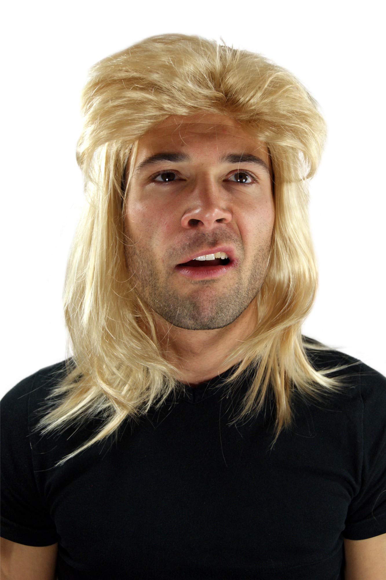 Party/Fancy Dress/Halloween WIG Men Women Unisex BLOND long MULLET Heavy Metal 20781-220