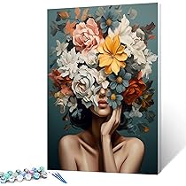 模写大津絵、花を持つ女性、額付き 模写大津絵、花を持つ女性、額付き Amazon.com: Lady Side Face