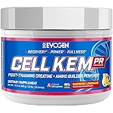 Evogen Cell K.E.M. PR V.2 Reformulated- Post Workout Recovery Powder & Muscle Builder | Creatine Monohydrate, BCAA Powder, EAAs | Recovery, Strength & Fullness | Raspberry Lemonade | 30 Servings