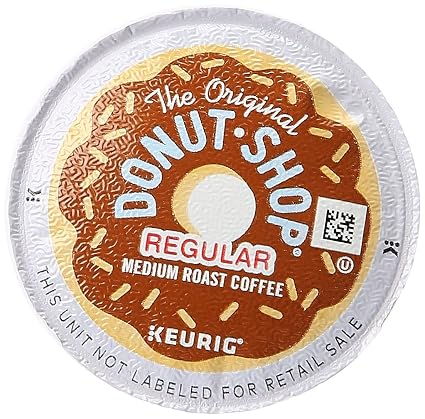 Green mountain the Original donut shop coffee regular k-cup packs medium roast Extra bold - 36 ct (099555158557)
