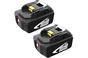 EAGGLEW Upgraded 2Packs 6.0Ah BL1860B Replacement for Makita Battery Compatible with Makita 18V Battery Lithium Ion BL1850 BL1850B BL1840 BL1840B BL1830 BL1830B BL1815 BL1815B LXT-400 Cordless Power Tools