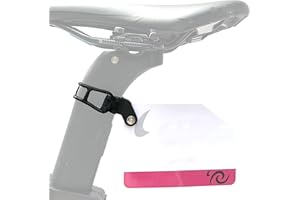 Thinvik Bike Race Number Plate Holder Cycling Number Mount - Quick Release with Rubber Bands