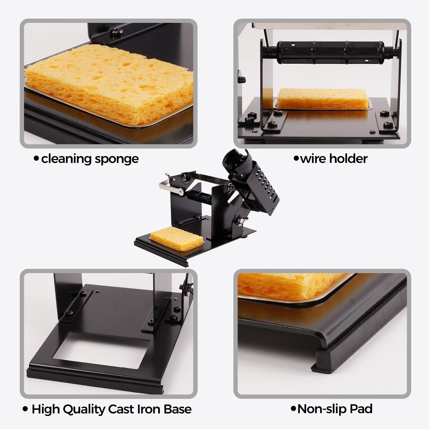 Heavy Duty Stand Noah Premium Stand With Brass Wire Tip Cleaner