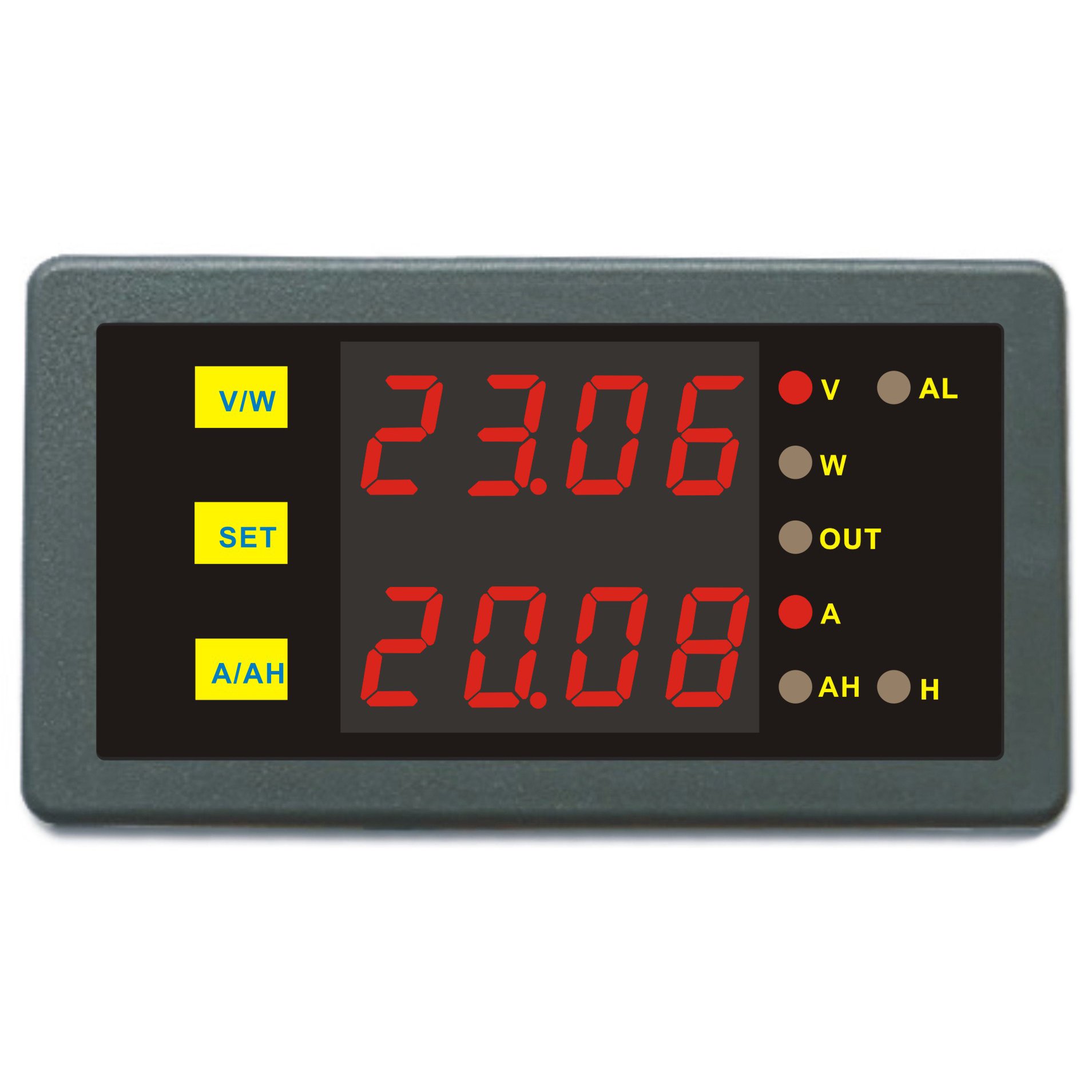 DC Voltmeter Ampere meter Battery Capacity Tester Programmable Meter Controller 0-200V 0-300A Volt Amp Power Ah Auto Shut Down