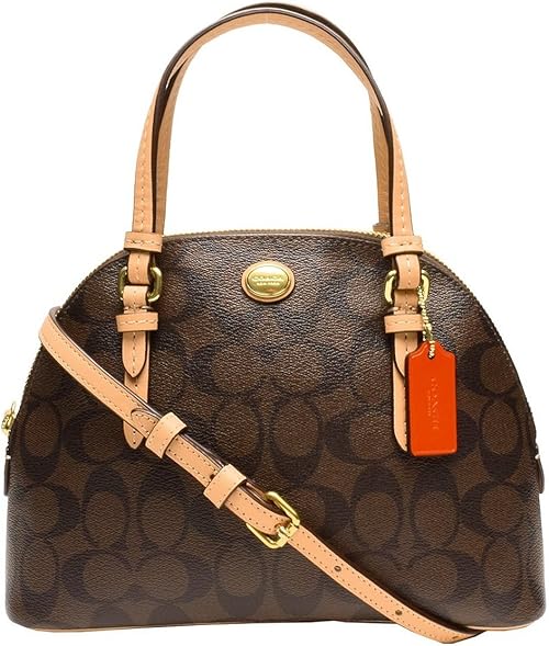 Amazon コーチ Coach バッグ ハンドバッグ F ブラウン タン B4aqw シグネチャー バッグ レディース アウトレット品 並行輸入品 Coach コーチ ハンドバッグ