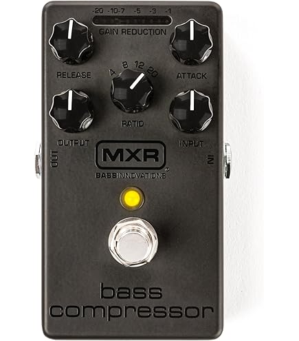 Amazon.com: MXR M87 Bass Compressor Effects Pedal BUNDLE with AC