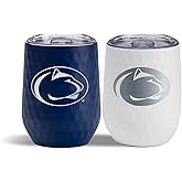 The Memory Company | Licensed NCAA 2-Pack SS Stemless Dimpled Wine Tumblers
