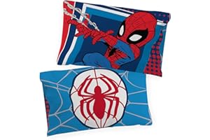 JAY FRANCO Marvel Super Hero Adventures Go Spidey 2 Pack Pillowcase - Double-Sided Kids Super Soft Bedding (Official Marvel Product)