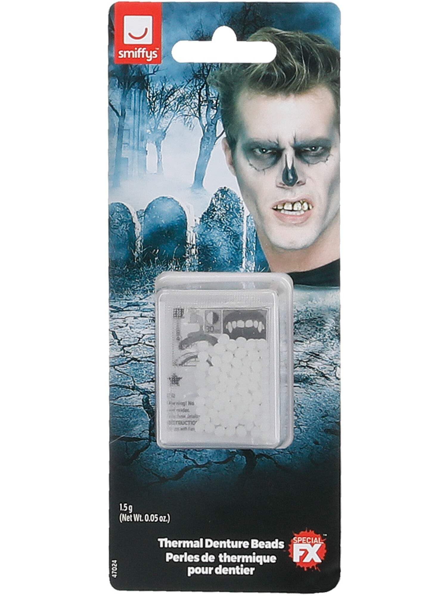 Smiffys Make-Up FX, Thermal Denture Fitting Beads