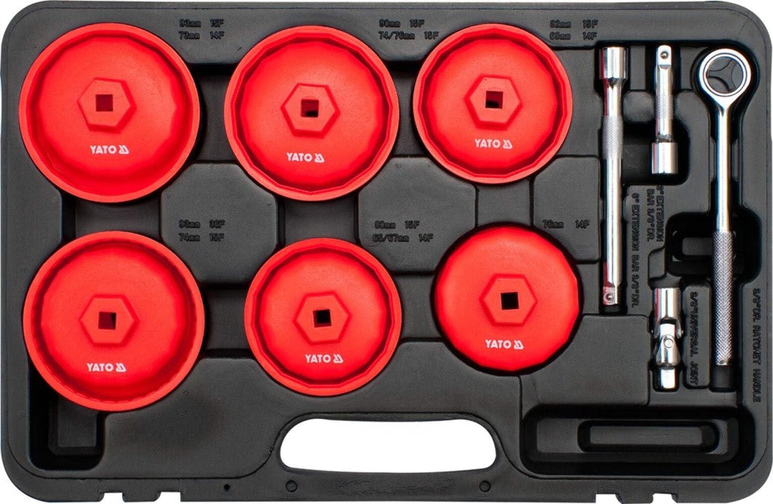 Yato Cup tap Oil Filter Wrench Set