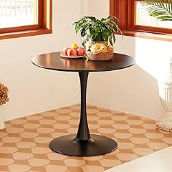 VONLUCE Round Dining Table, 36 Inch Tulip Table