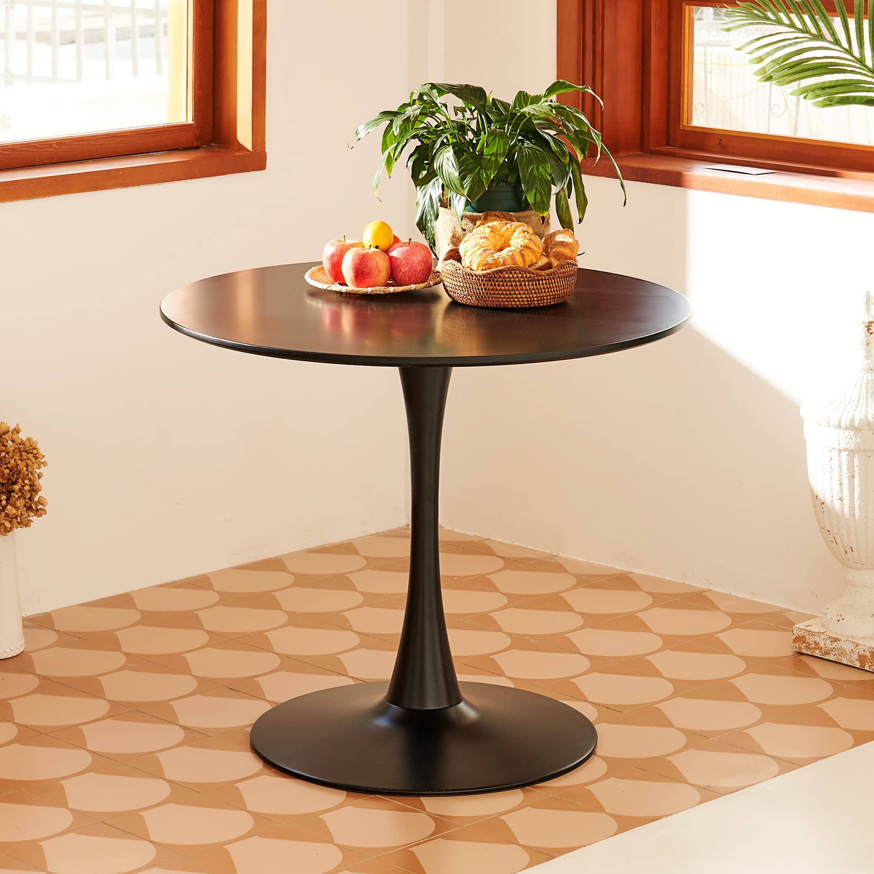 VONLUCE Round Dining Table, 36 Inch Tulip Table