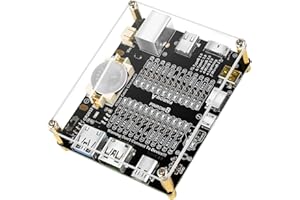 NOVAGROWTH USB Cable Tester Board - Professional 6-in-1 Charging & Data Wire Checker for Type C/Micro USB/Type A/B (with LED Indicators, Acrylic Case, Fast Charge/OTG/Short Circuit Detection)