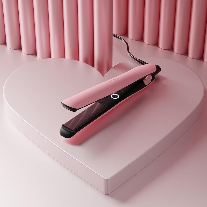 Gold Styler in Edizione Limitata Dusted Pink – con Custodia Termoresistente Coordinata – Styling professionale avanzato per capelli lisci e setosi con maggiore brillantezza – Adatta a tutti i tipi