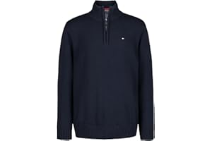 Tommy Hilfiger Boys Long Sleeve Quarter Zip Sweater
