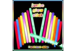 FathiSooc 20 Pcs Ultra Bright Large Glow Sticks 14 Inch Industrial Grade 8 Colors Jumbo Light Sticks Emergency glow in the dark for Camping Accessories, Party,Hurricane, Earthquake, Survival Kit