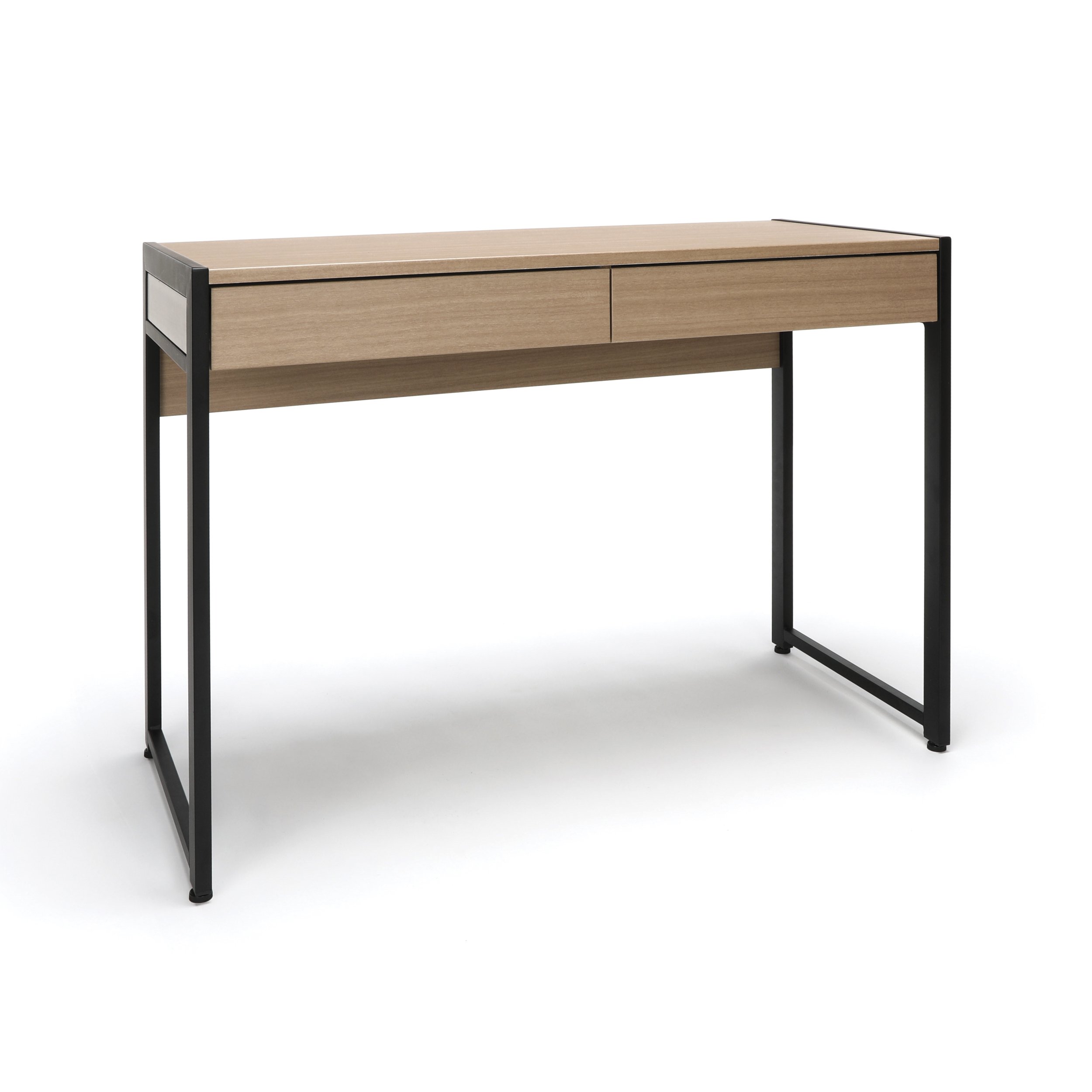 OFM Essentials Collection 2-Drawer Office Desk, in Harvest