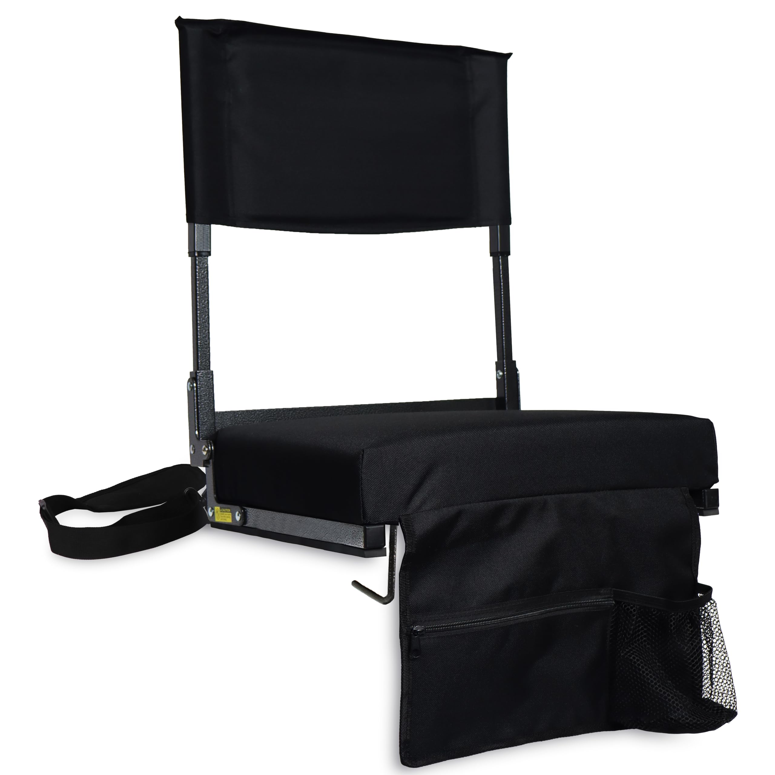 Photo 1 of JST GAMEZ Stadium Seat with Back Support Bleacher Chair with Back and Cushion High Back Includes Shoulder Strap and Cup Holder