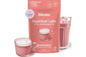 Blume Superfoods Latte - Beetroot Powder, Energy Boosting, Organic Beet Powder, Clove, Cinnamon, Ginger - Vegan, Gluten-Free 