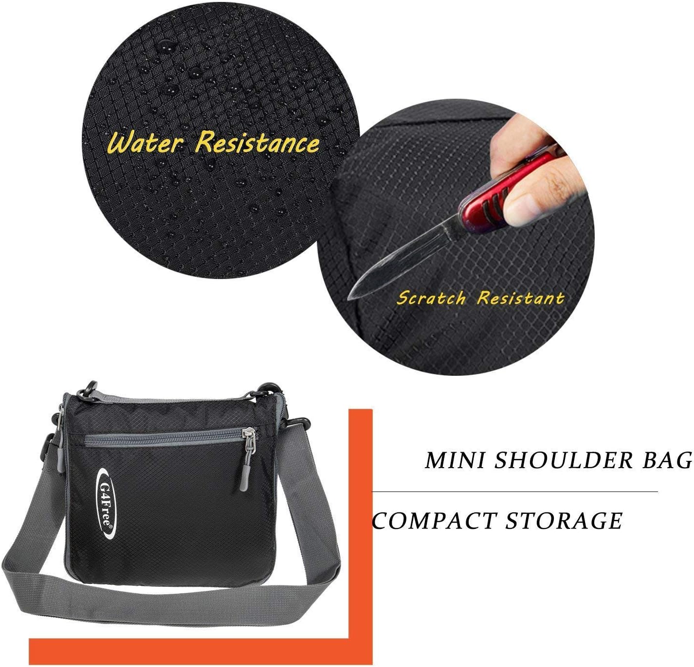 G4Free 40L Foldable Travel Duffle Bag Lightweight Sports Backpack 22 Inch Luggage Tote Bag for Sports Gym Swimming - Image 5