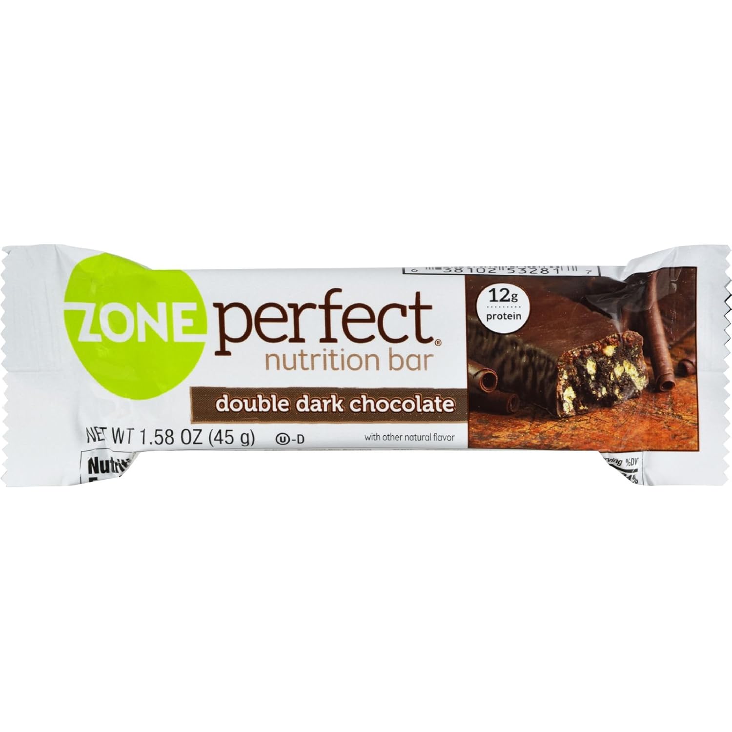 Zone Perfect Double Dark Chocolate (Single Bar) (638102532817)