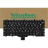 TellusRem Replacement Non-Backlit US Keyboard for Dell Latitude E7250 / E5250 / E5270 Refurbished