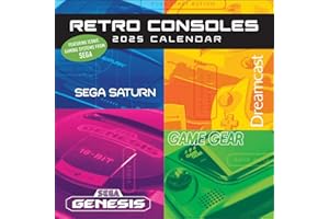 Retro Consoles 2025 Wall Calendar: Featuring Iconic Gaming Systems from SEGA