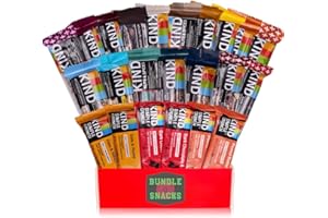 BUNDLE O SNACKS KIND Bar Snacks Care Pack| Healthy Snack Box of Assorted Kind Bars 23-Count | Bulk Kind Bar Variety | Nuts, Peanuts, Almonds, Fruits, Nut Mega Bundle For Breakfast, College, Work
