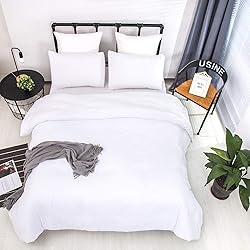 Houseri White Comforter King Size, 3 Pieces