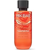 MIX:BAR Whipped Almond Creamy Body Wash for Women, Hydrating & Moisturizing with Niacinamide, Panthenol & Vitamin C - Vegan, Sulfate Free, Paraben Free, 16oz
