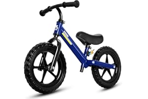 KRIDDO Toddler Balance Bike 2 Year Old, Kids Balance Bike for 2-5 Years Old, Dual Bearing for Smoother Riding, Adorable Plate