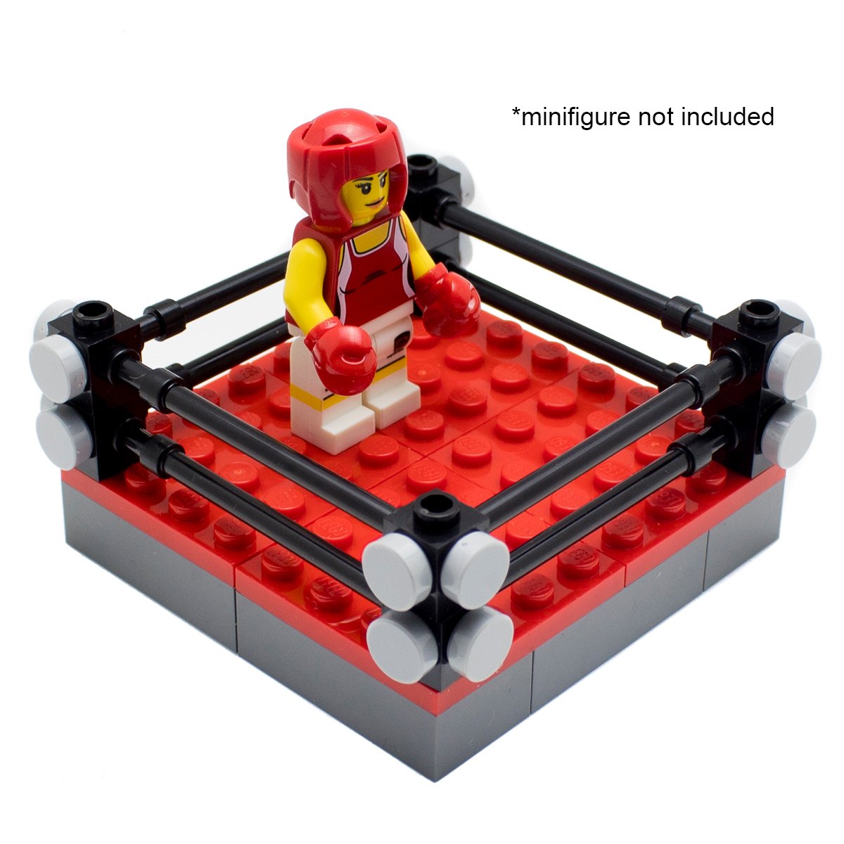 Signature Bricks Boxing Ring Gym Sports Olympics For Minifigures