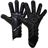 Renegade GK Apex Strapless Professional Soccer Goalie Gloves - Adults, Youth, Kids (Sizes 6-12, Level 5.5) 4+5MM EXT Contact Grip | Evo Negative Cut Goalkeeper Gloves for Elite Play | Based in the USA