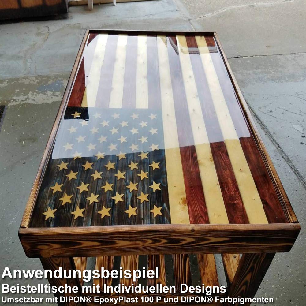 9,0 KG Epoxidharz 2K Epoxi Harz mit Härter Glasklar in Profi Qualität und geruchs- und emissionsarm. Epoxy Gießharz UV Stab. für Schmuck Holz Tisch Aquarium Terra Formenbau GFK Bodenbeschichtung 6