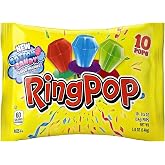 Ring Pop Halloween Candy Lollipops, Bulk Variety Pack, 10 Count | Halloween lollipops, individually wrapped, for candy bowls &amp; trick-or-treat bags