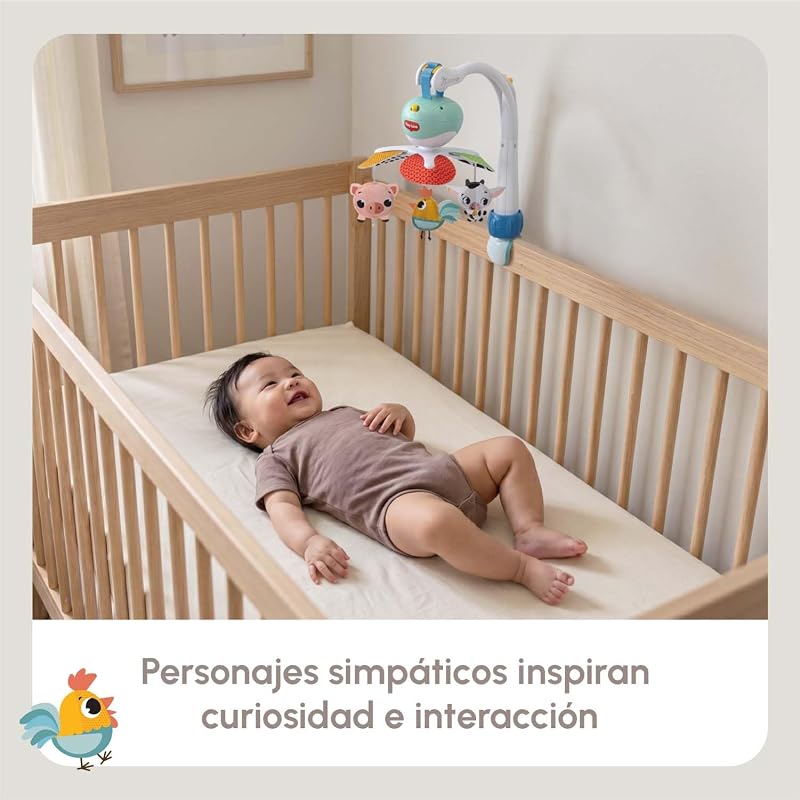 Berço de bebé musical portátil 3 em 1, para a quinta