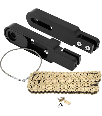 Amazon.com: FTD Customs ZX9 Swingarm Extensions Black Engrave